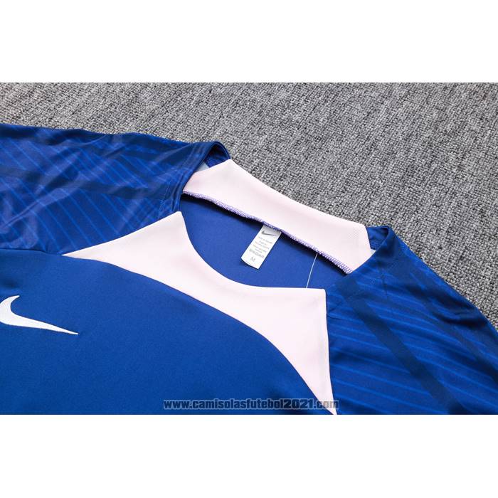 Fato de Treino Atletico Madrid Manga Curta 2023-2024 Azul - Calcas Curta